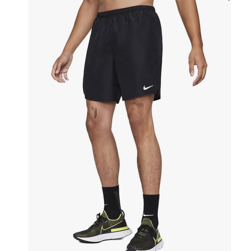 Nike Running Shorts Dri-FIT Challenger Black Men's XL Athletic Training Workout
